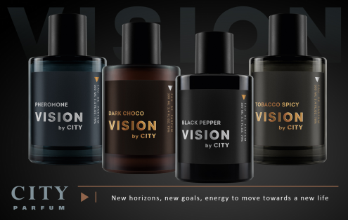 Новая стильная коллекция ароматов для мужчин CITY Vision от City Parfum 